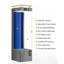 Aquarium autoportant moderne 55-64 gallons en acrylique Eco-129159574-129159576