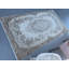 Tapis turc classique de style Oushak classique avec un élégant motif floral brun pour la décoration intérieure