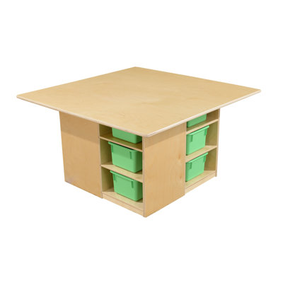 Cubby Table with (12) Trays