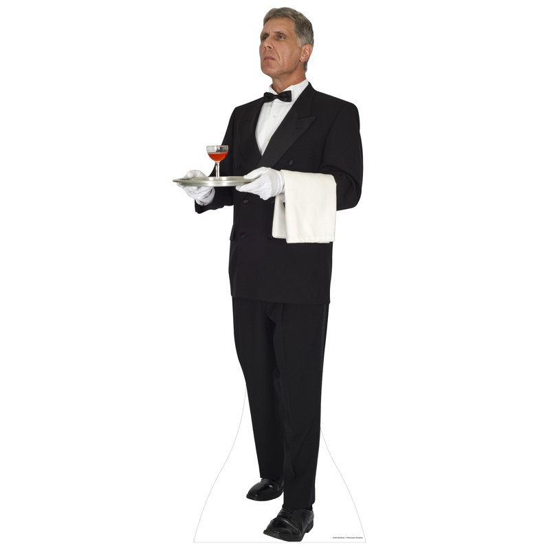 Tête en carton Head Butler