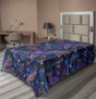 Violet et rose / motif floral