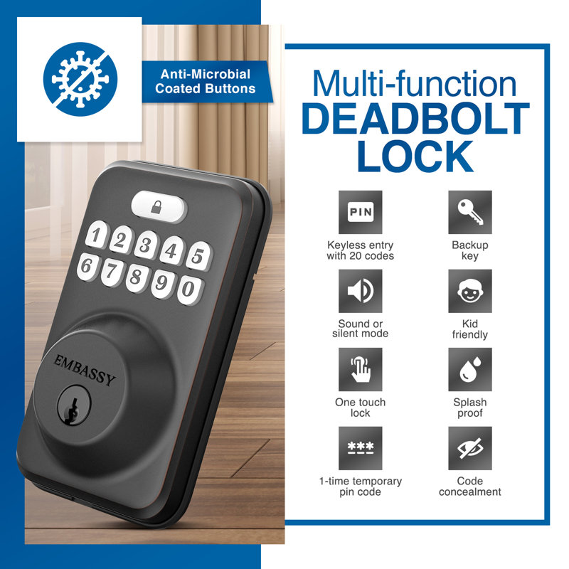 Keypad, Oil-Rubbed Bronze