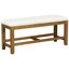 Ensemble de table de salle à manger extensible 6 pièces avec rallonge amovible, un banc et 4 chaises