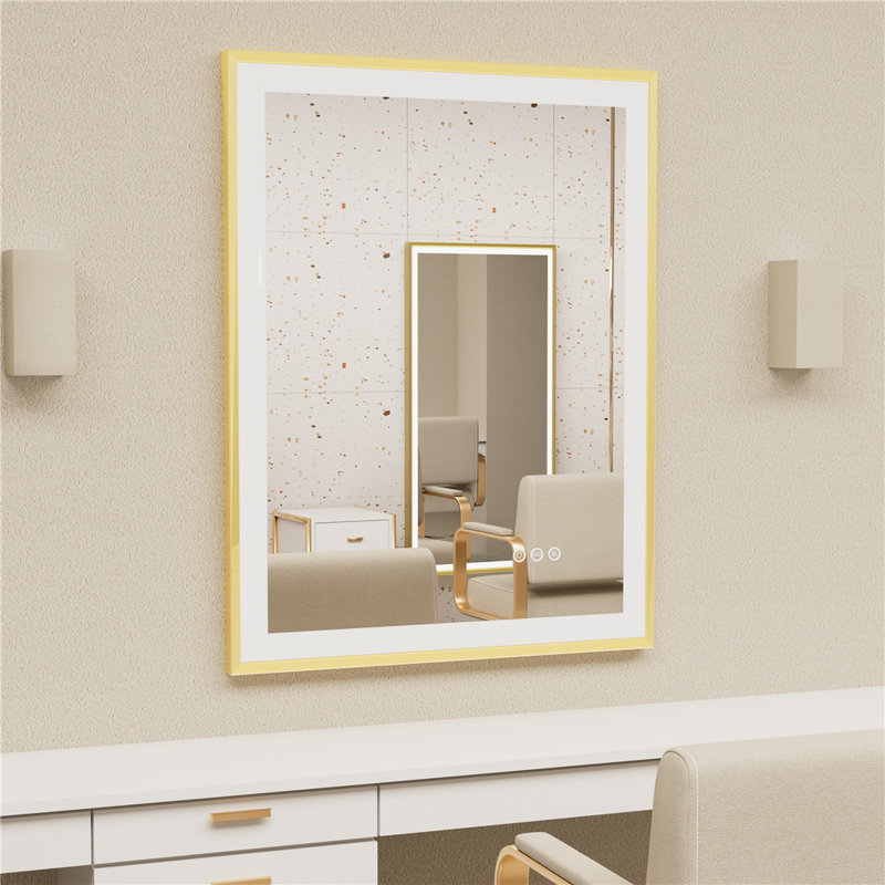 Throssell Aluminium Rectangle Wall Mirror, 60 cm x 80 cm