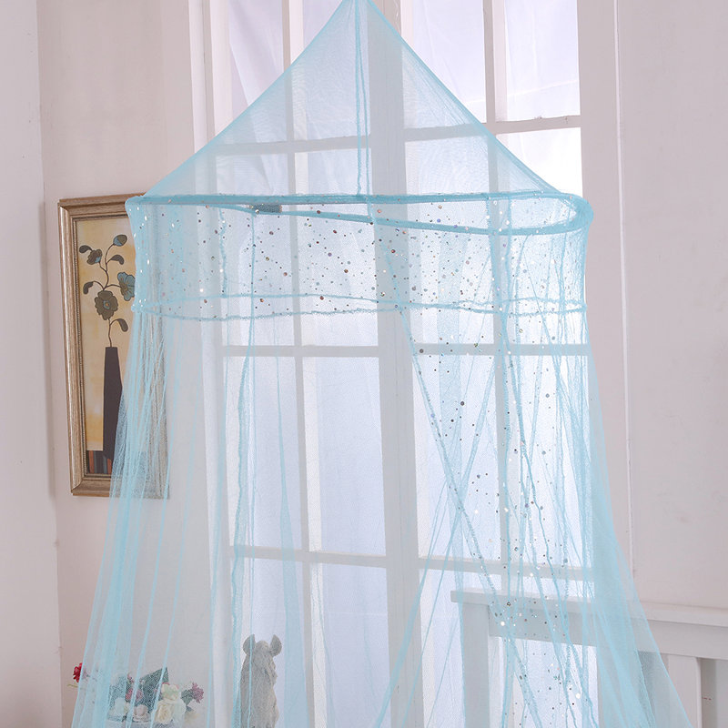  Lit à baldaquin pliable pour enfants, Bleu