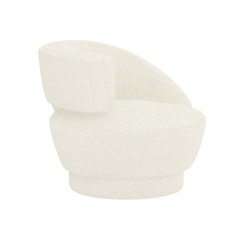 Chaise longue pivotante de 35 po Arabella, Mousse acrylique