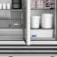 Congélateur à deux portes en acier inoxydable de 82 po à 72 portes RIF-3D-SS.
