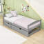 Lit plateforme simple avec 2 tiroirs Yolanthe-87905033