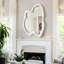 Miroir mural Lochan avec cadre en velours asymétrique Lochan-547180833-547180835
