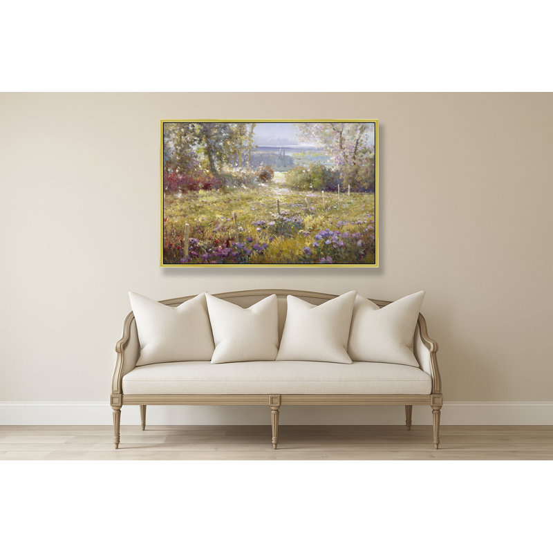 Whispers Beyond The Meadow Print, 50" H x 74" W, Gold