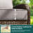 Totnes Outdoor Wicker Patio Conversation Set, 6" Thick Cushions-1692778146-1692778168