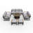 9 - Person Patio Conversation Set with Cushions-726713914