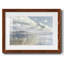 Plage infinie - reproduction encadrée rustique avec tableau mat-1544461224-1544461225