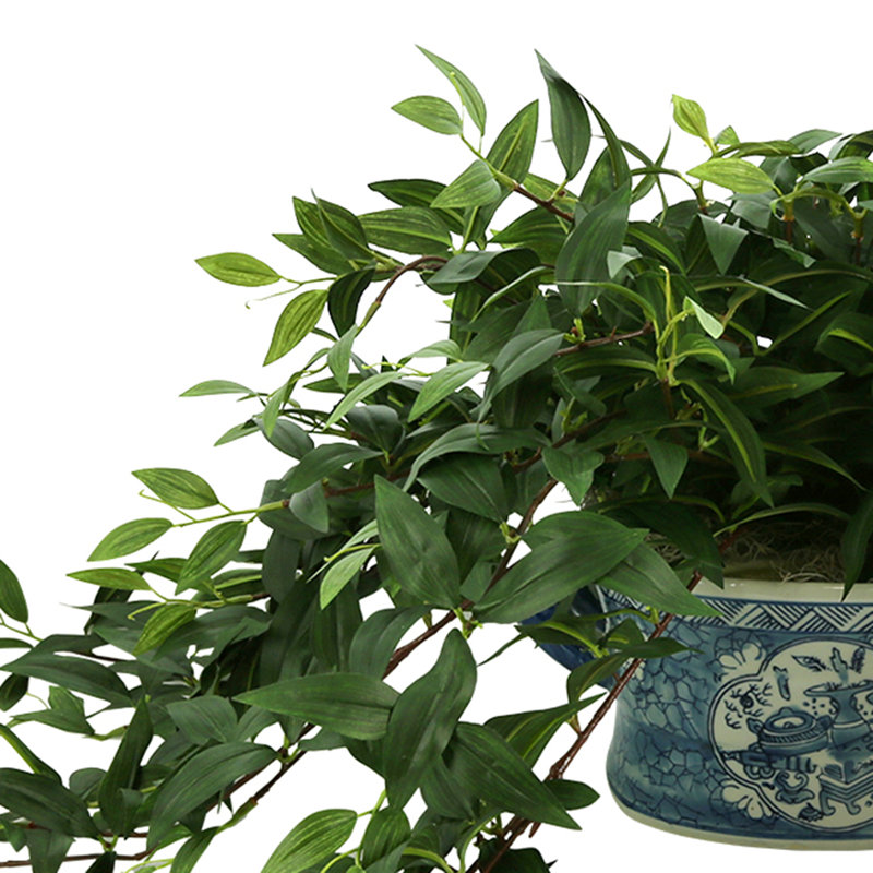 Merrie Faux Ivy Plant in Ceramic Pot