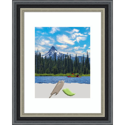 Dragoja Black Wood Picture Frame with Mat