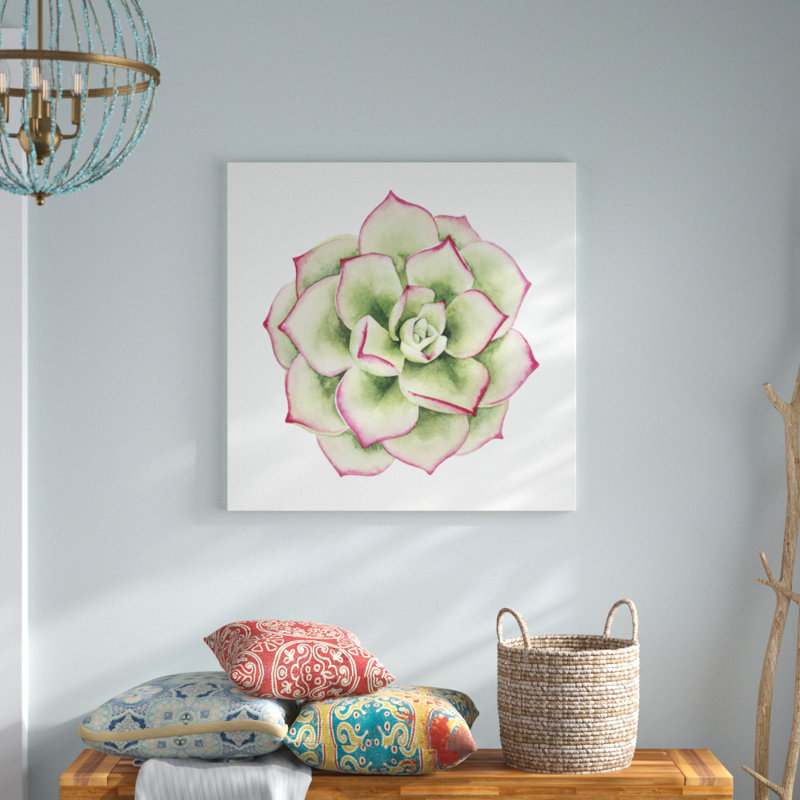 Tropical Plant IV by Grace Popp - Wrapped Canvas Painting, 91cm H x 91cm W