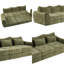 Canapé-lit convertible 3 places modulable Cloud-1955278578
