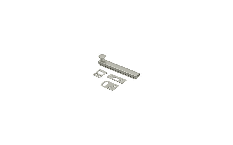 Brass Latch/Catch/Bolt, Painted Black, 1.9375" H x 4" W x 1.5625" D