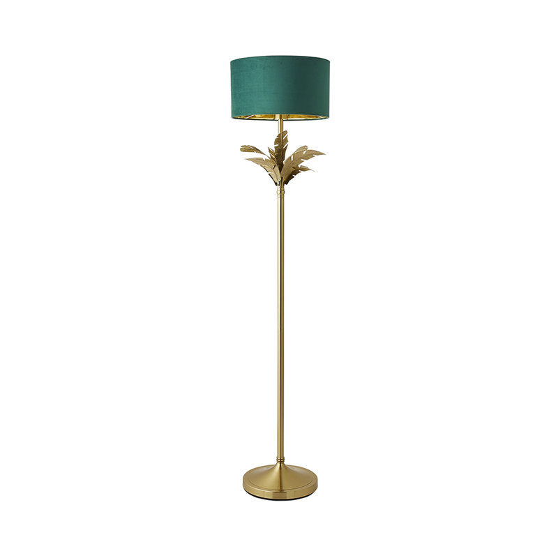 Waynesfield 157.5cm Polished Traditional Floor Lamp, No, Green