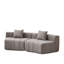 Canapé modulaire courbé Chenille-1846888406