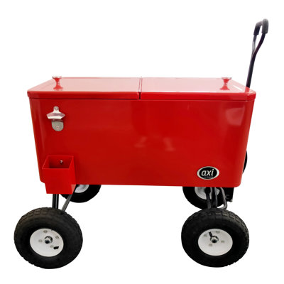 AXI 76 L Serving Station / Cart Cooler in Red