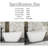 59" White Acrylic Freestanding Bathtub