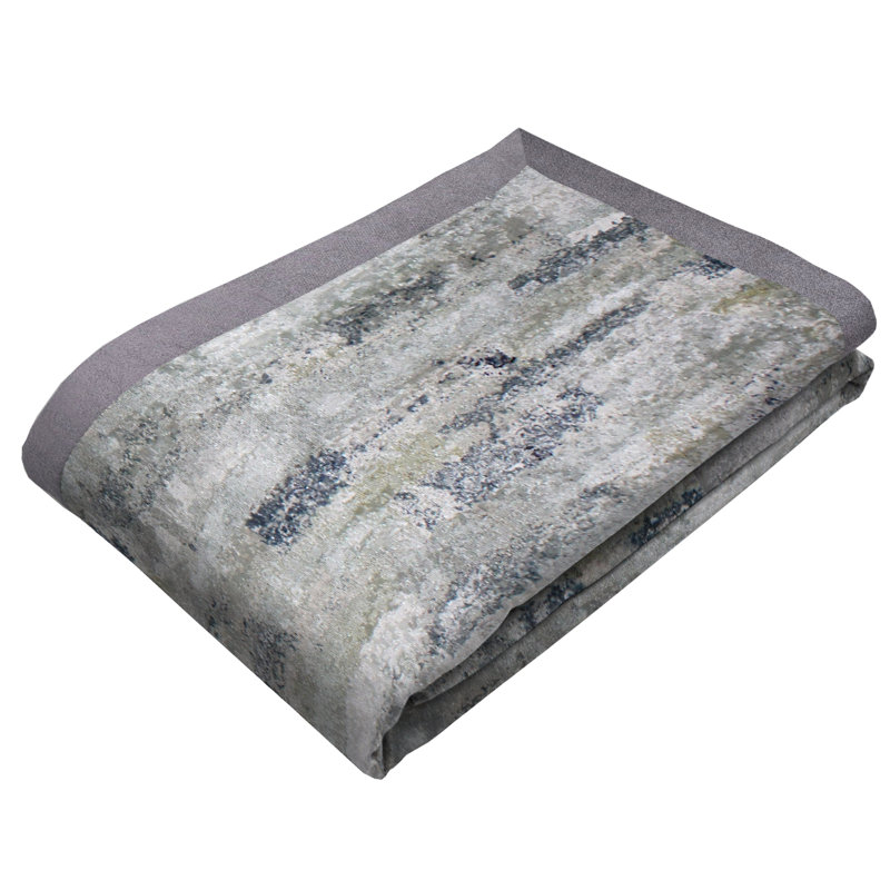 Bed Runner, 50cm H x 240cm W x 5cm D, Gray Natural