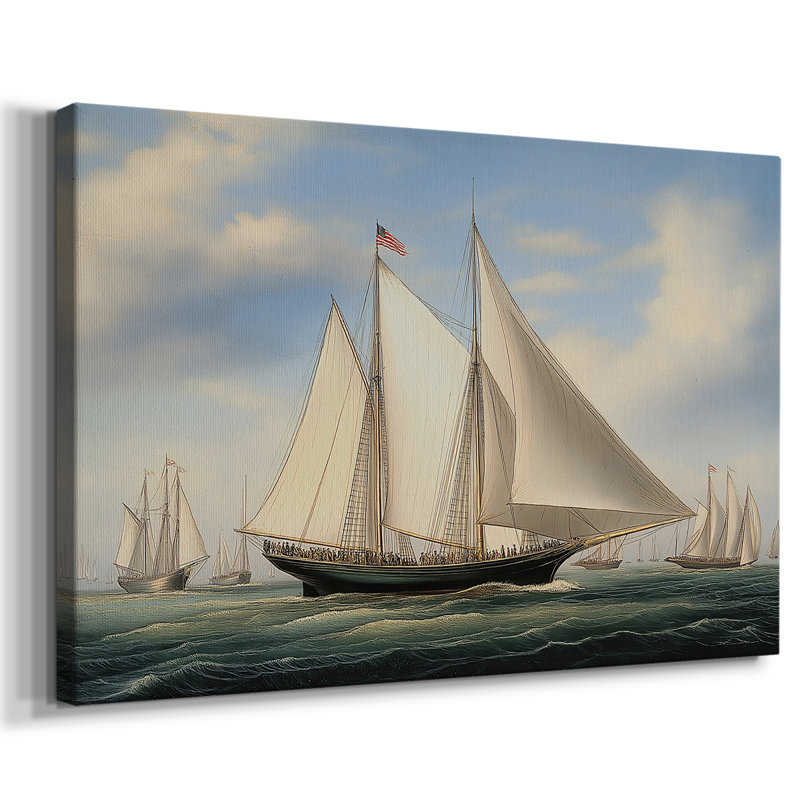 Nautical Series-Cxxvii -Galerie enveloppée Cavas, 12 x 18