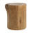 Achilles 16.25'' Rustic Hand-Painted MGO Tree Stump Side Table
