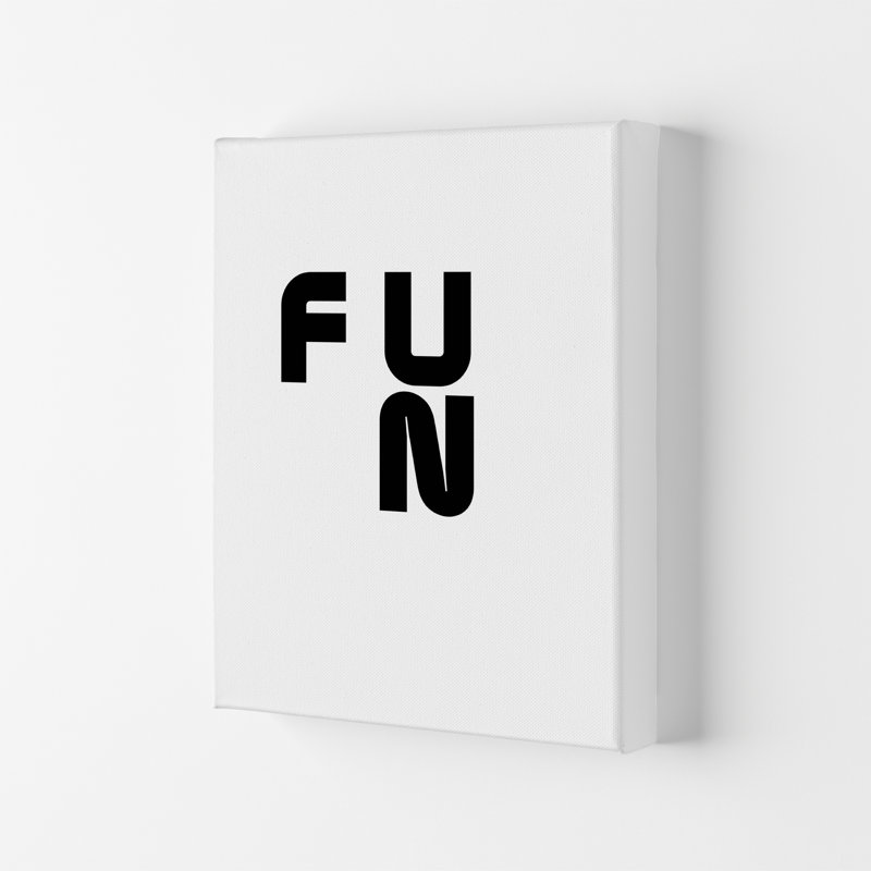 Fun - Print, No Framed, 84cm H x 60cm W x 1cm D