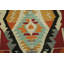 Tapis oriental géométrique en laine Kilim 5 x 8