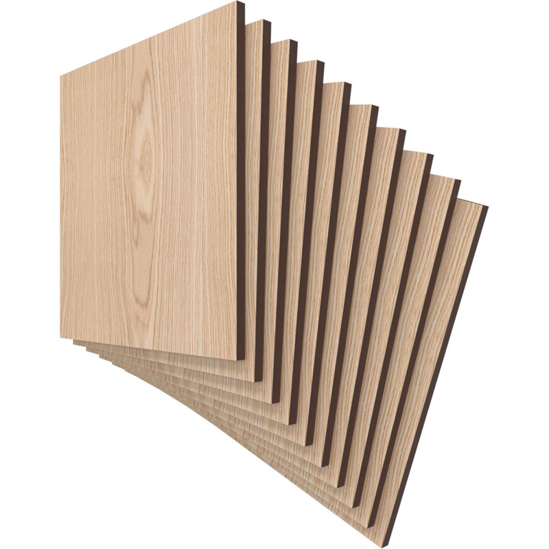 Planches en bois, Chêne, H 11,75 po x l 11,75 po x P 0,38 po