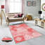 Tapis tissé antibactérien (impression numérique 3D) 4,0 x 5,9 pieds, 100% polyester, hauteur du velours: 0,3 pouce | Dessous en PVC feutre antidérapant, lavable à la machine, parfait pour le salon et la chambre à coucher-2141770875