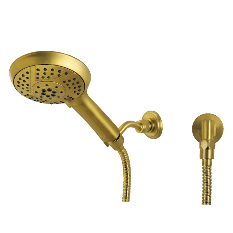 Kingston Brass Vilbosch Multi-Function Hand Shower Kit, Brushed Brass