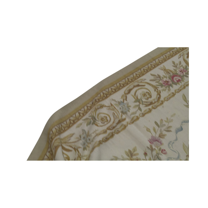 Hand-Knotted High-Quality Beige and Taupe Area Rug