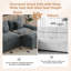 Canapé modulaire en chenille 83,9 po en L-286341188