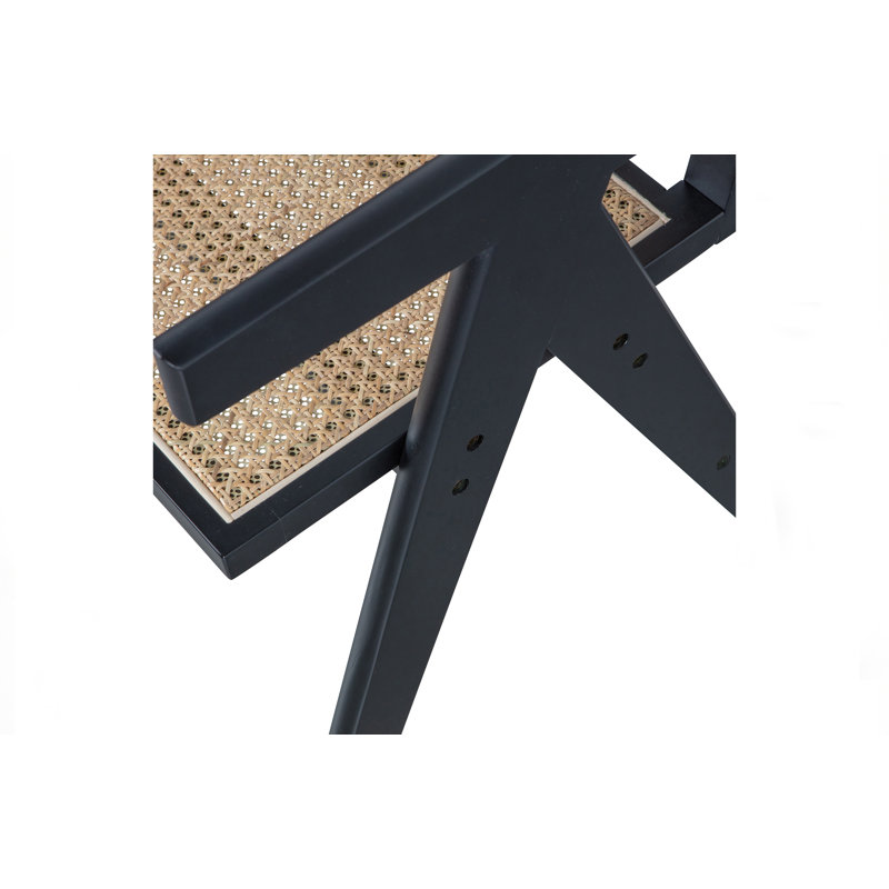 46cm H Armchair, Black