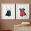 Peinture rétro sur toile I - 2 pièces encadrées-644515736-644515742