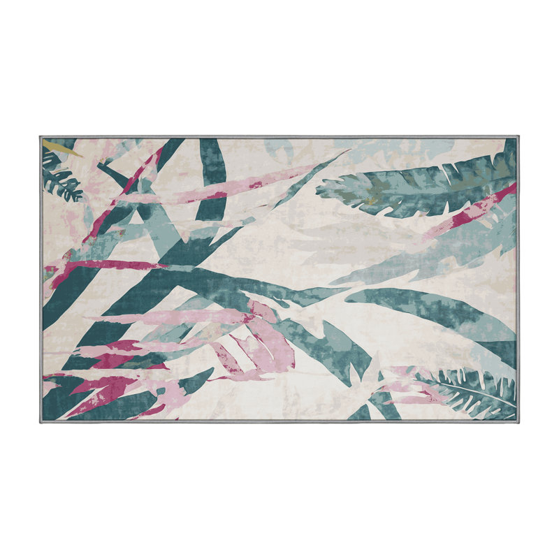 Machine Washable Gray Area Rug, Rectangle 8' x 12'