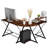 L-Shaped Iron Computer Desk-980119714