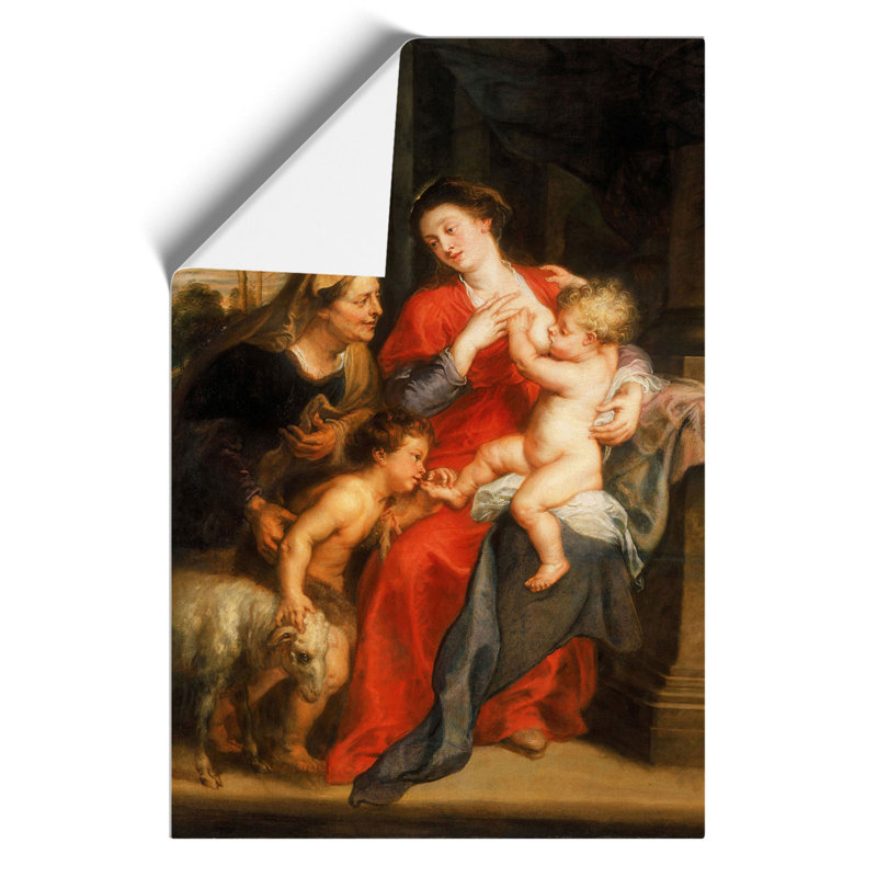 The Virgin And Child by Peter Paul Rubens - No Frame Painting, 59cm H x 42cm W x 0.1cm D