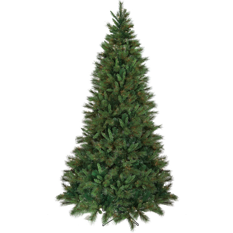 Arbre de Noël artificiel pin vert 7,5 pi avec base Belgique