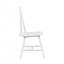 Ensemble de 2 chaises d'appoint style campagnard