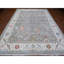 9'2"x11'10" Shark Gray Hand Knotted Heris All Over Design Peshawar Rug 693350828E0A42A89BC16EDAC615B968