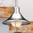 1-Light Indoor Brushed Nickel Mini Pendant