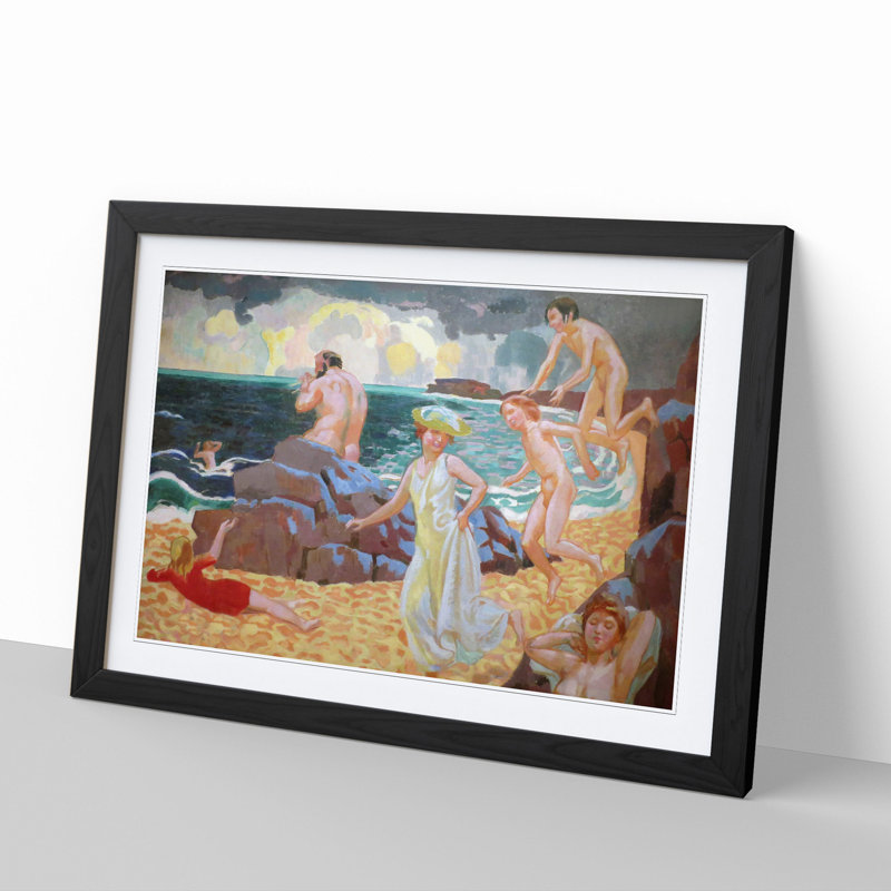 Polyphemus by Maurice Denis - Framed Print, 27cm H x 36cm W x 2cm D, Black Framed