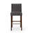 30.5" Seat Height Upholstery Bar Stool With Back & Metal Footrest For Kitchen Island-1238625128