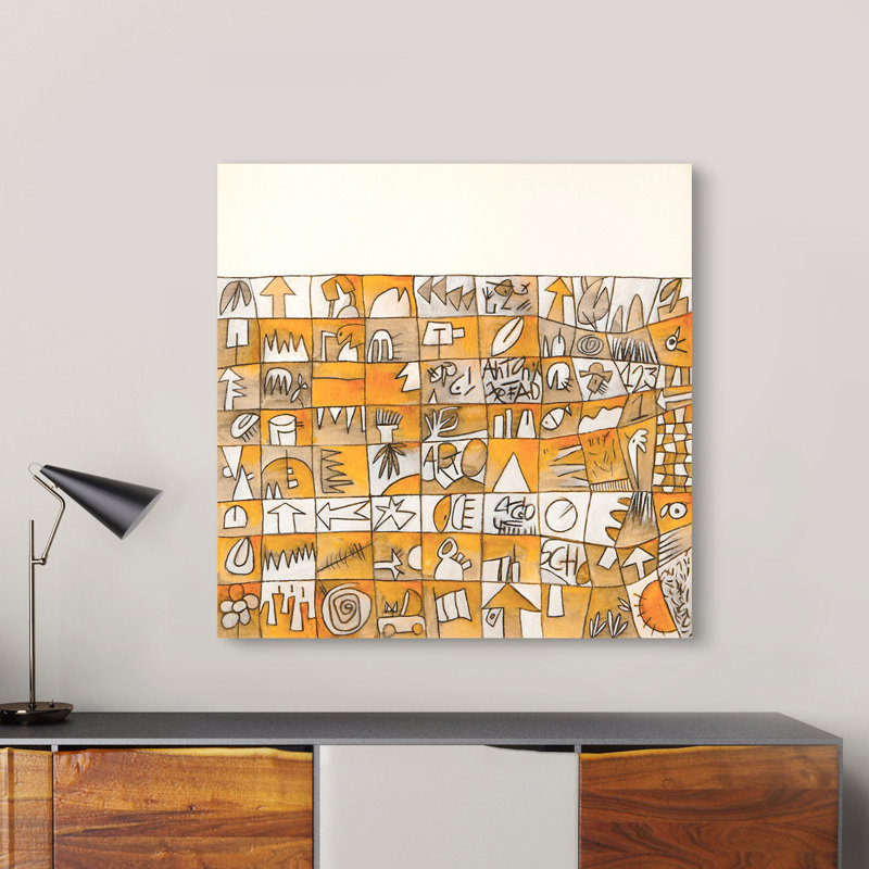 Untitled III (Artaud) by Vittorio Teruzzi - Wrapped Canvas Print, 70cm H x 70cm W x 4cm D
