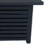 Dual-Fuel Outdoor Fire Pit Table - 50,000 BTU Steel Firepit with Lid & Lava Rocks