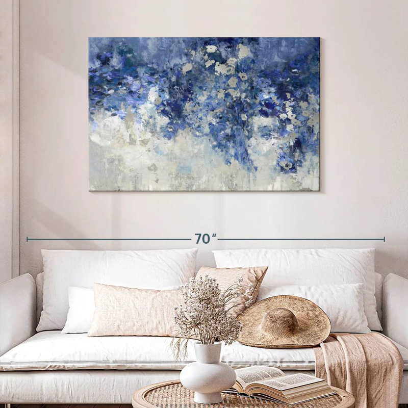 Avery Charmed Indigo, 30" H x 45" W